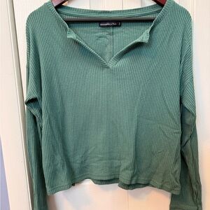 Abercrombie & Fitch Sage Long Sleeve Top